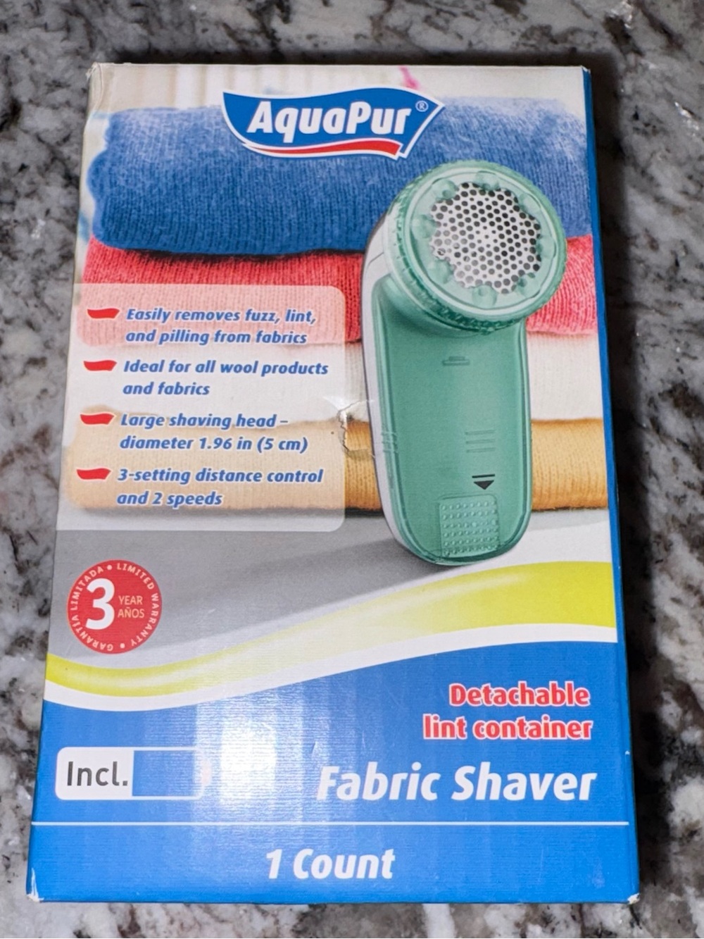 Clothes shaver new in box